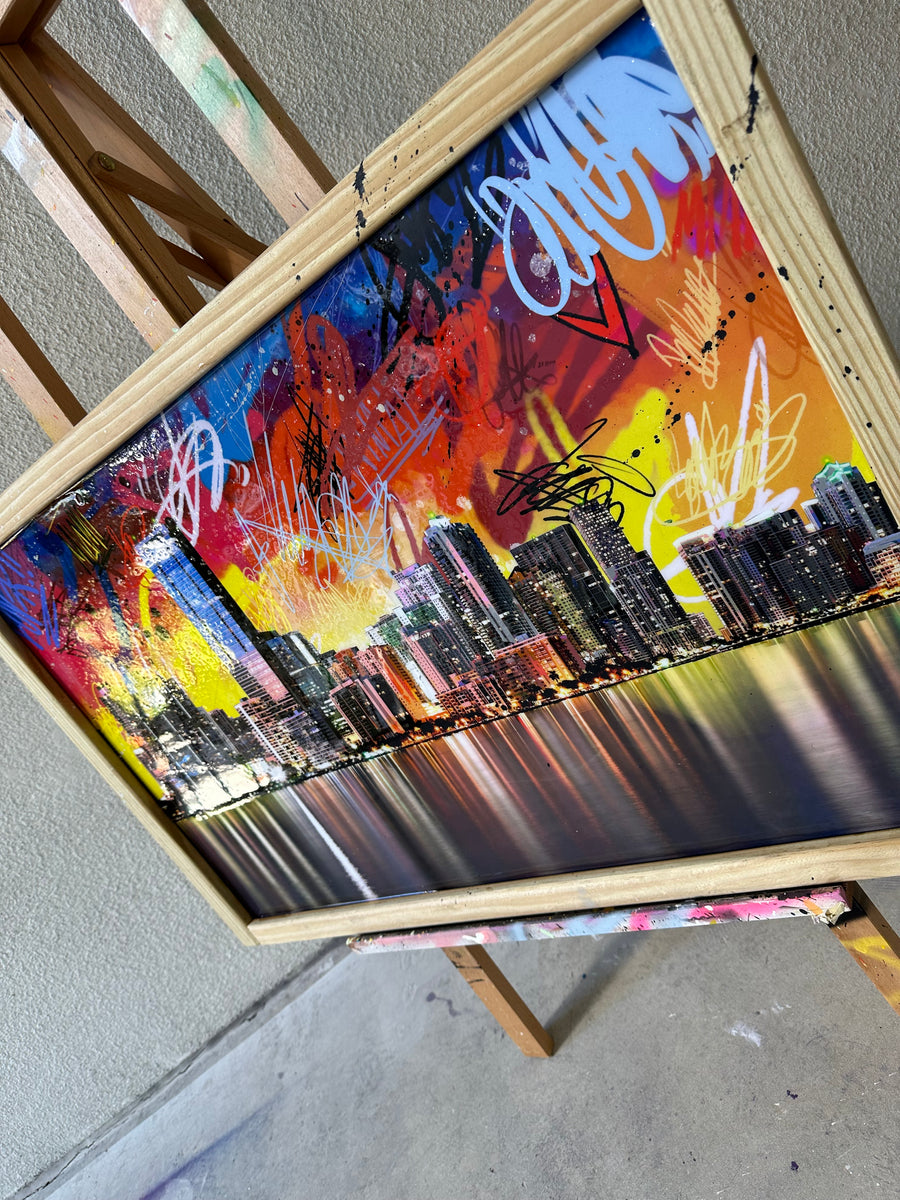 Skyline 36"x24" SOLD James Trend Designs