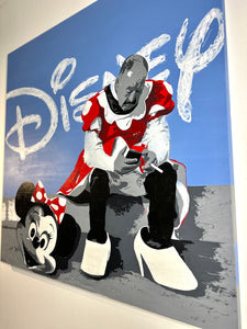 "Happiest Place On Earth" 48" x 48"