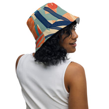Load image into Gallery viewer, Throwback Reversible bucket hat
