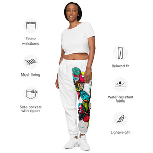 Floral track pants