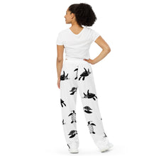 Load image into Gallery viewer, Stabby Turtle wide-leg pants