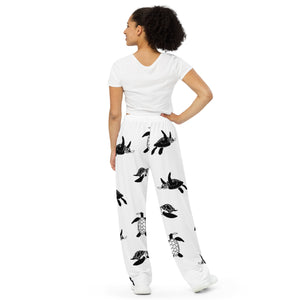 Stabby Turtle wide-leg pants