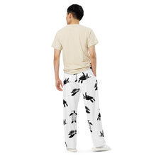 Load image into Gallery viewer, Stabby Turtle wide-leg pants