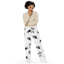 Load image into Gallery viewer, Stabby Turtle wide-leg pants