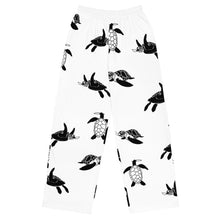Load image into Gallery viewer, Stabby Turtle wide-leg pants