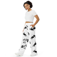 Load image into Gallery viewer, Stabby Turtle wide-leg pants