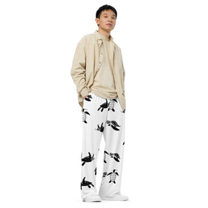 Stabby Turtle wide-leg pants