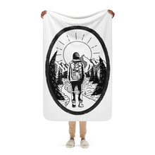 Load image into Gallery viewer, Into The Wild Sherpa blanket
