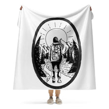Load image into Gallery viewer, Into The Wild Sherpa blanket