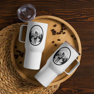 Into the wild Travel mug with a handle
