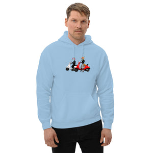 Floral Vespa Hoodie