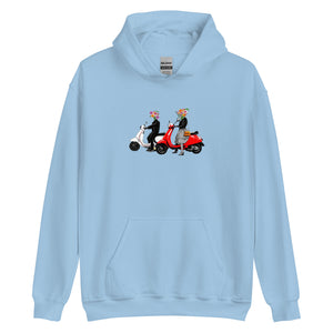 Floral Vespa Hoodie