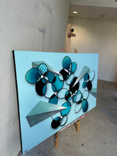 Load image into Gallery viewer, Blue Introspective  59&quot;x 39&quot;