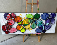 Load image into Gallery viewer, Prismatic Floral  62” x  25”
