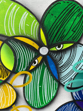 Load image into Gallery viewer, Prismatic Floral  62” x  25”