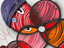 Load image into Gallery viewer, Prismatic Floral  62” x  25”