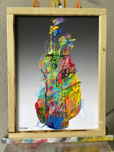 Load image into Gallery viewer, &quot;Vibrant golf bag&quot; 18&quot; x 24&quot; SOLD