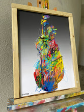 Load image into Gallery viewer, &quot;Vibrant golf bag&quot; 18&quot; x 24&quot; SOLD