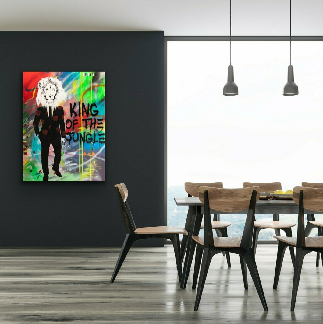 -King Of The Jungle- Limited Edition Canvas Prints