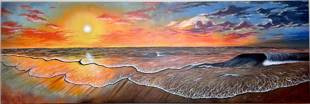 Beach Sunset -- SOLD--