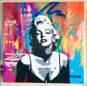 Marilyn Monroe 48" x 48"