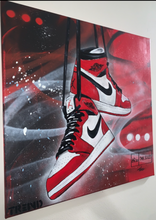 Load image into Gallery viewer, Jordan 1 Commission 24&quot; x 24&quot;  -SOLD-