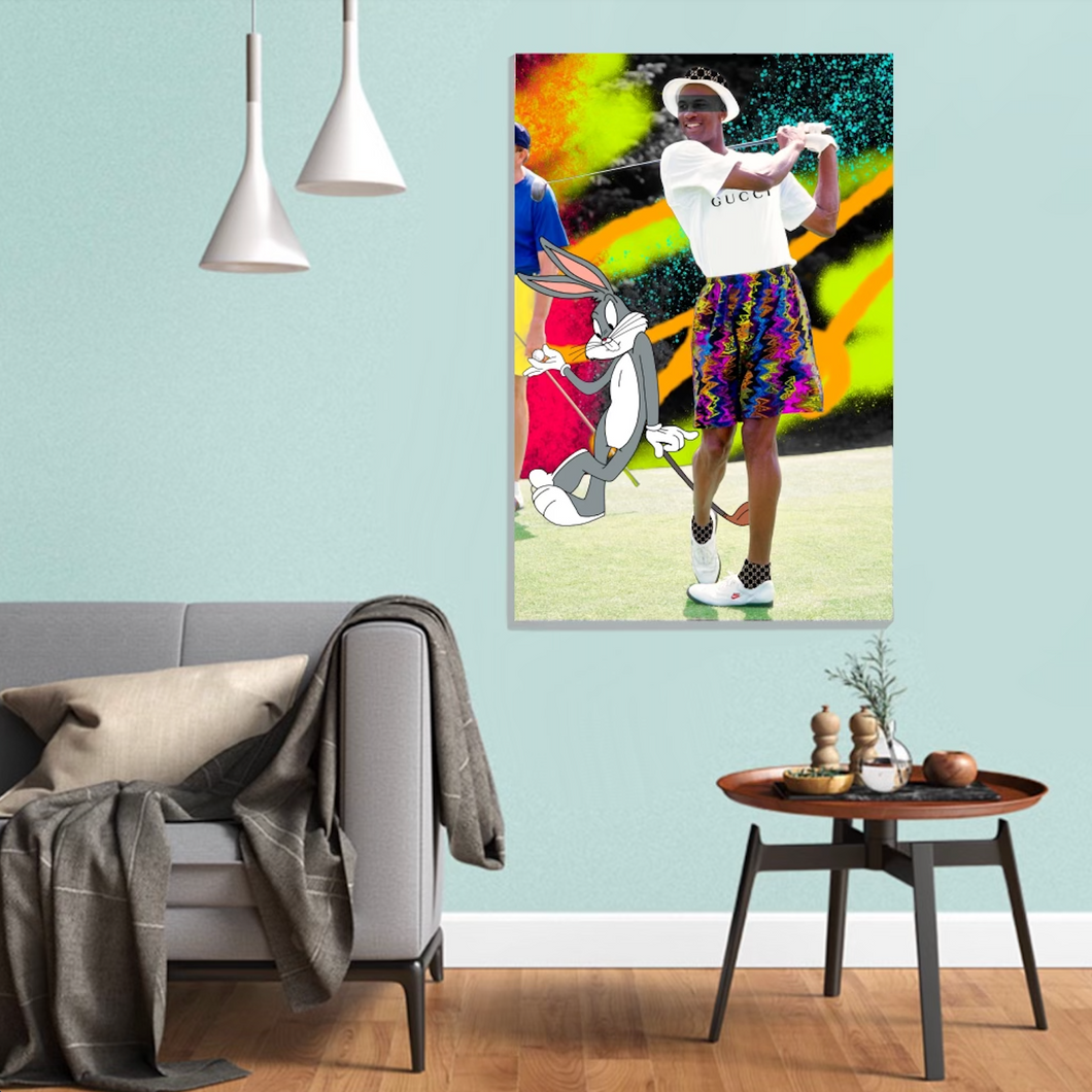 -Bugs on the Course- Limited edition canvas print 24