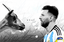 Load image into Gallery viewer, ME$$I GOAT 24&quot; x 36&quot;