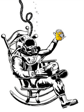 Load image into Gallery viewer, &quot;diver rocker&quot; digital art SOLD