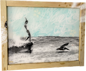 "Pelican Surfer" SOLD