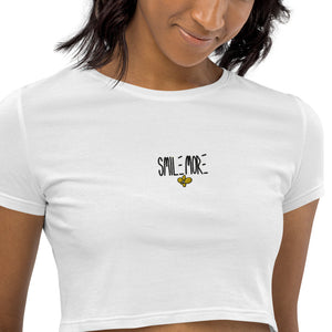 SMILE MORE Crop Top