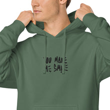 Load image into Gallery viewer, You make me smile unisex hoodie
