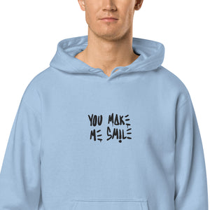 You make me smile unisex hoodie