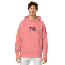 Load image into Gallery viewer, You make me smile unisex hoodie