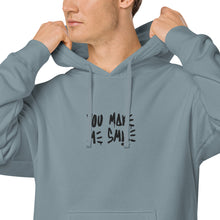 Load image into Gallery viewer, You make me smile unisex hoodie